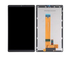 Kijelző Samsung Galaxy Tab A7 Lite LTE (SM-T225), Tab A7 Lite WIFI (SM-T220) (lcd, érintőpanel, átvezető fóliával) fekete